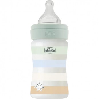 Бутылочка пластиковая CHICCO WB GREEN BOY 150 мл медленный поток