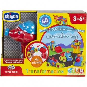 Игрушка конструктор CHICCO Трансформаблокс, Разноцветный