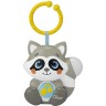 Игрушка подвеска-ночник музыкальная CHICCO "Енот Клауди", Серый 00010065000000