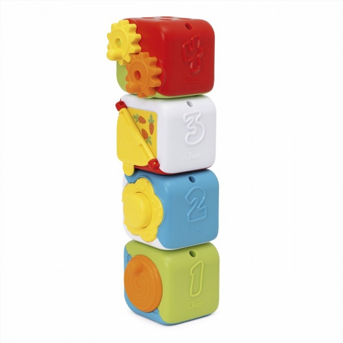 Игрушка развивающая CHICCO "КУБИКИ МОНТЕССОРИ" 00011857000000