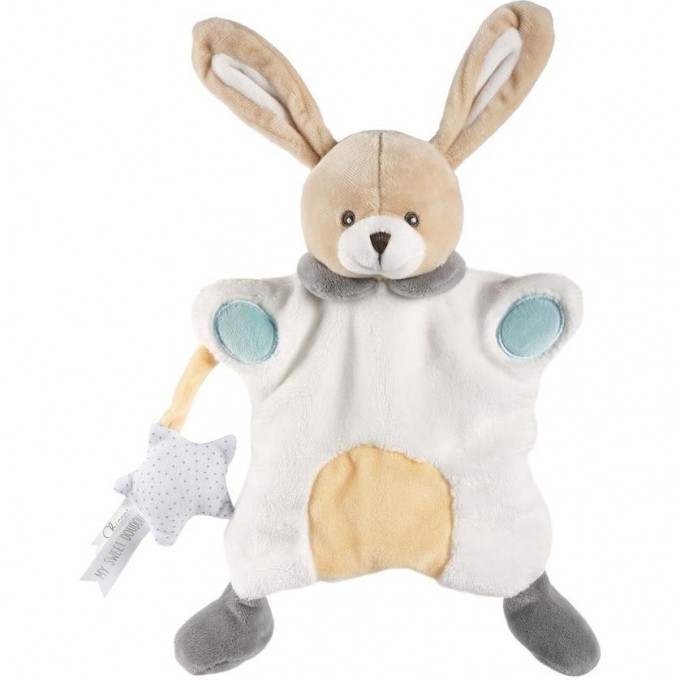 Игрушка-рукавичка мягкая CHICCO "Зайчик", Бежевый 00010106000000