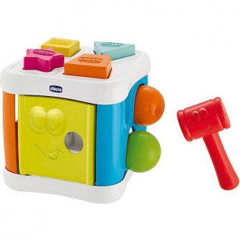 Игрушка-сортер 2 в 1 CHICCO "КУБ" 10-36 м