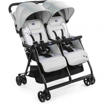 Коляска CHICCO OHLALA TWIN Silver cat