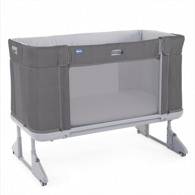 Кроватка детская CHICCO NEXT2ME FOREVER, MOON GREY 00079650770000