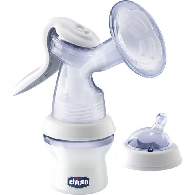 Молокоотсос ручной с бутылочкой CHICCO NATURAL FEELING 00005740000180