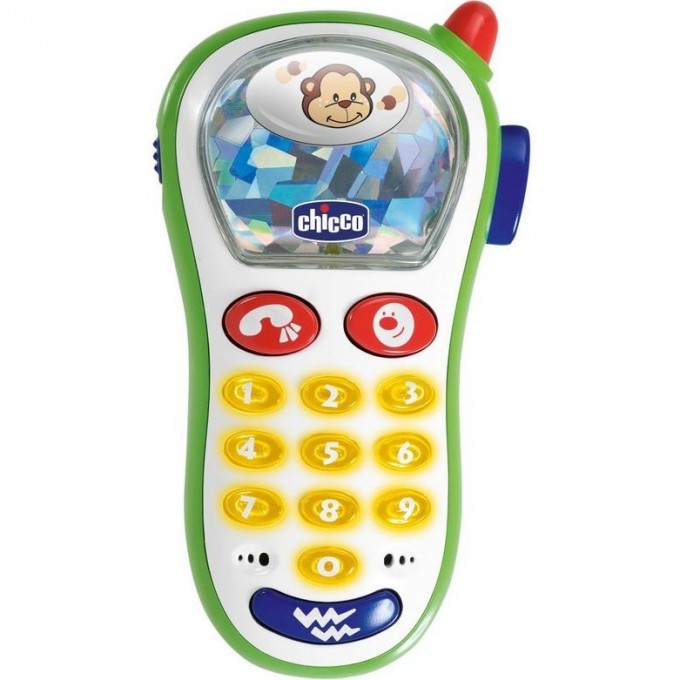 Музыкальный телефон с фотокамерой CHICCO, Белый 00060067000000