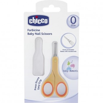 Ножницы с закругленными концами CHICCO оранжевый