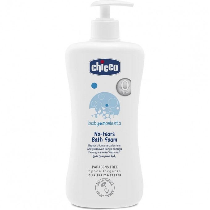 Пена для ванны CHICCO BABY MOMENTS без слез 500 мл 10580000000