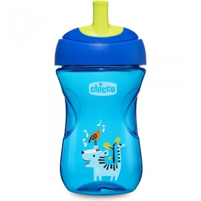 Поильник CHICCO ADVANCED CUP 12+, синий 00006941210180